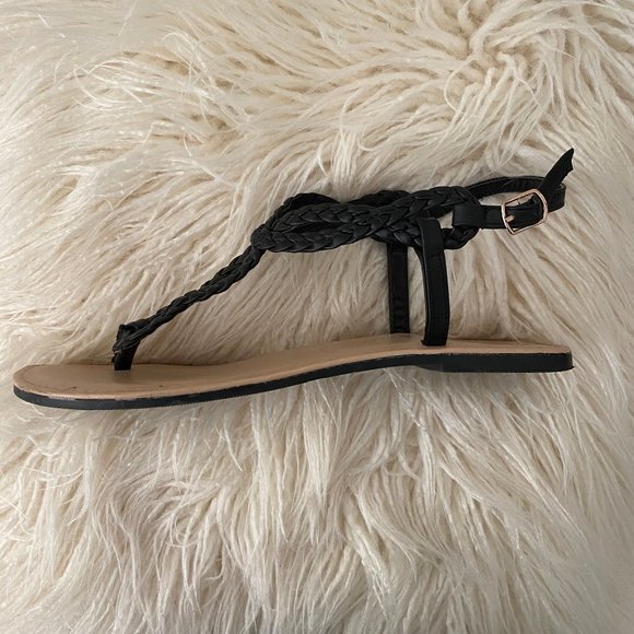 Black casual sandals - Picture 2 of 2